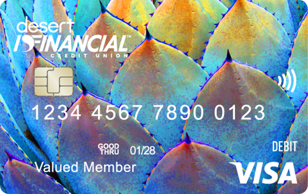 Blue agave card